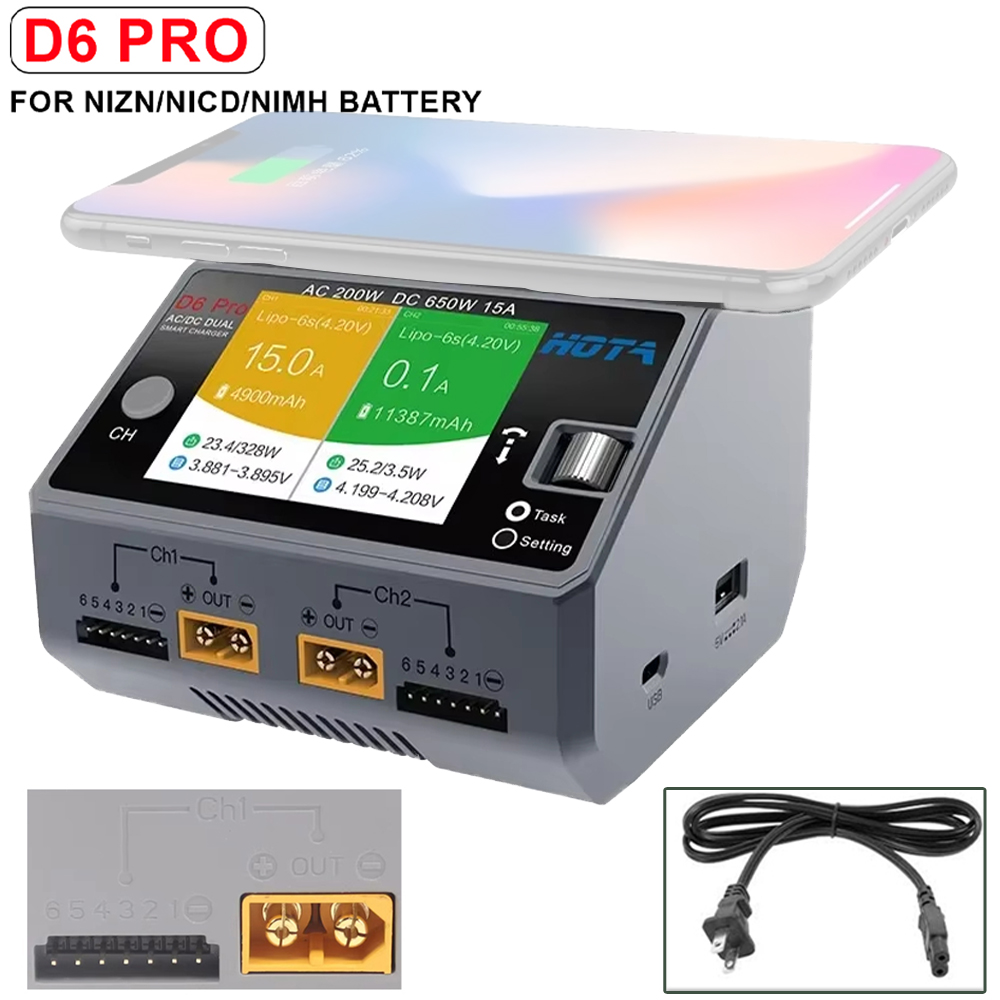 Drone Battery Smart - NIEUWE HOTA D6 Pro Grijs AC