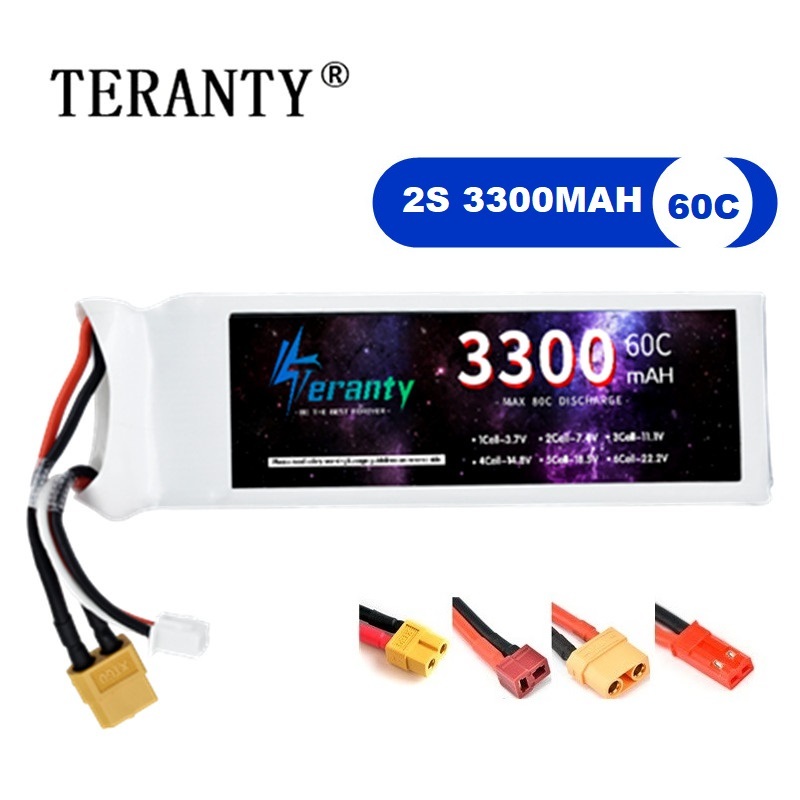 2S 7.4V LiPo Batterij 3300mAh  - Drone Battery Lipo recensie en prijs
